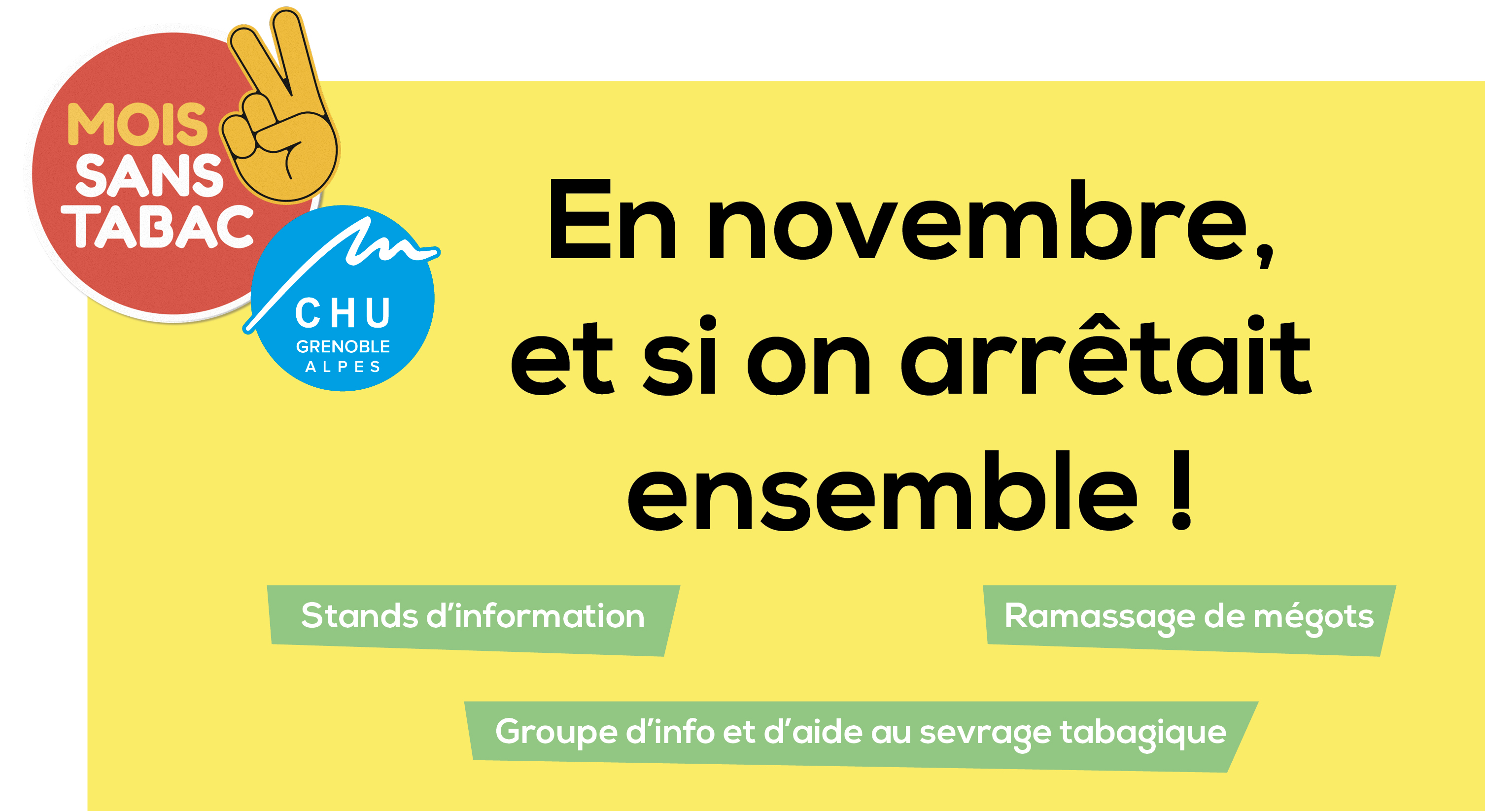 Mois sans tabac : en novembre, et si on arrêtait ensemble ? - CHU ...