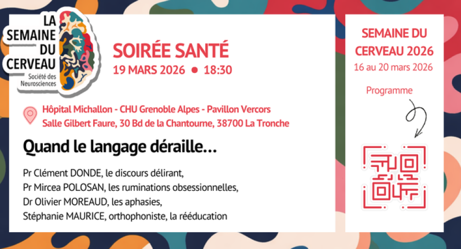Semaine du cerveau 2026 - Conférence