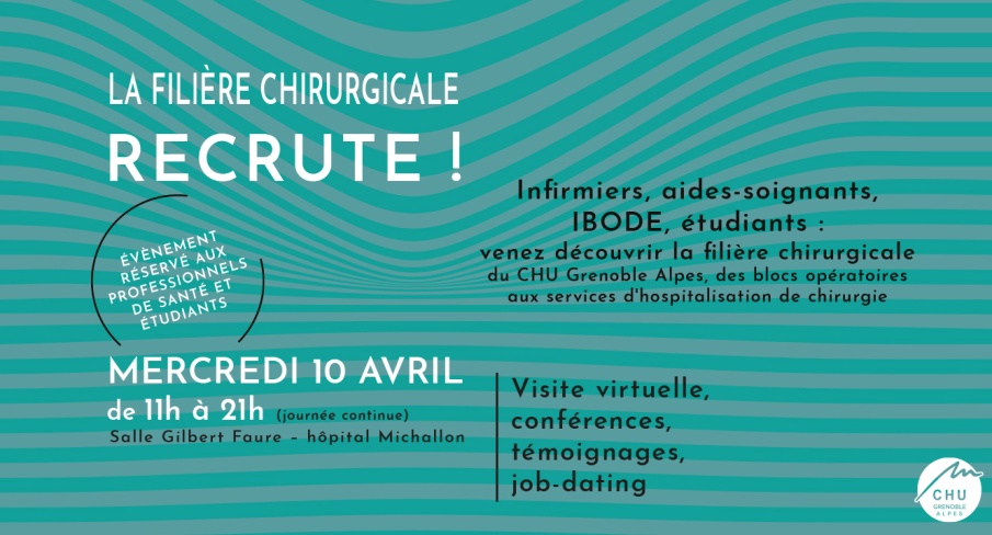 La filière chirurgicale recrute !