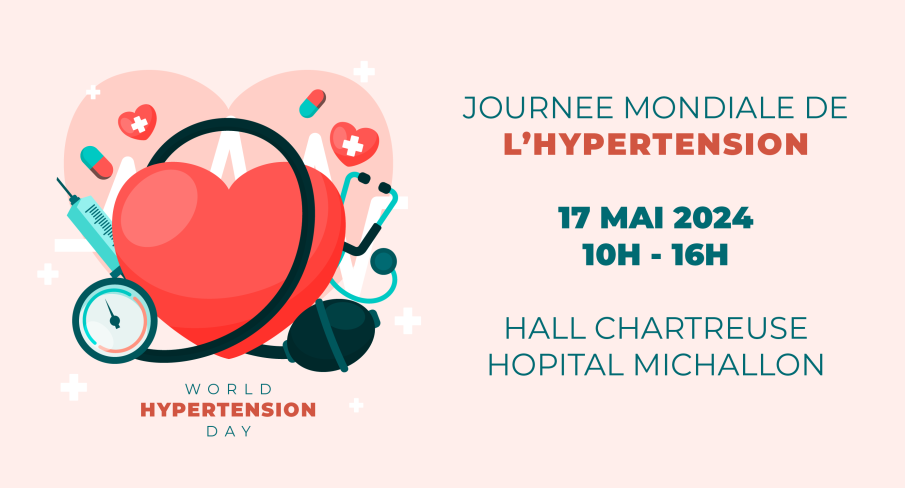 Journée mondiale de l'hypertension : dépistage vendredi 17 mai au CHUGA
