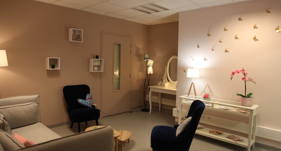 La salle bien-être du Centre de Cancérologie de la Femme