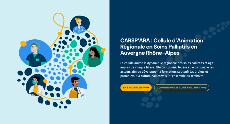 Soins palliatifs en Auvergne-Rhône-Alpes : la CARSP’ARA lance son site internet