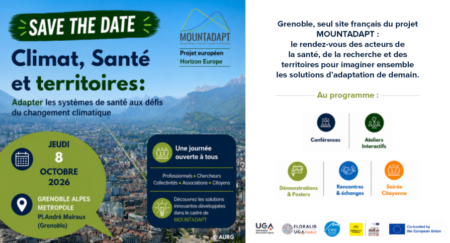 CLIMAT, SANTÉ ET TERRITOIRES : Agir face aux impacts du changement climatique