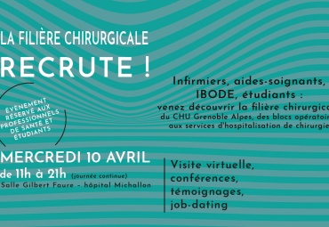 La filière chirurgicale recrute !