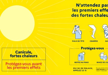 Fortes chaleurs : les bons gestes pour vous protéger