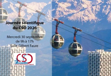 Journée scientifique du CSO 2026